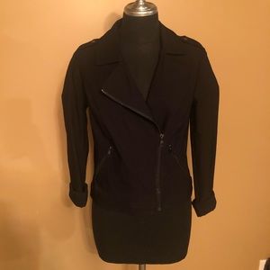 Black Moto Style Jacket